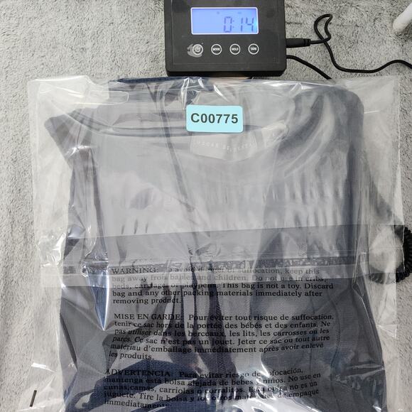 Oscar De La Renta Sweater Mens L Blue Crew Neck Cable Knit Pullover Preppy - Picture 8 of 8